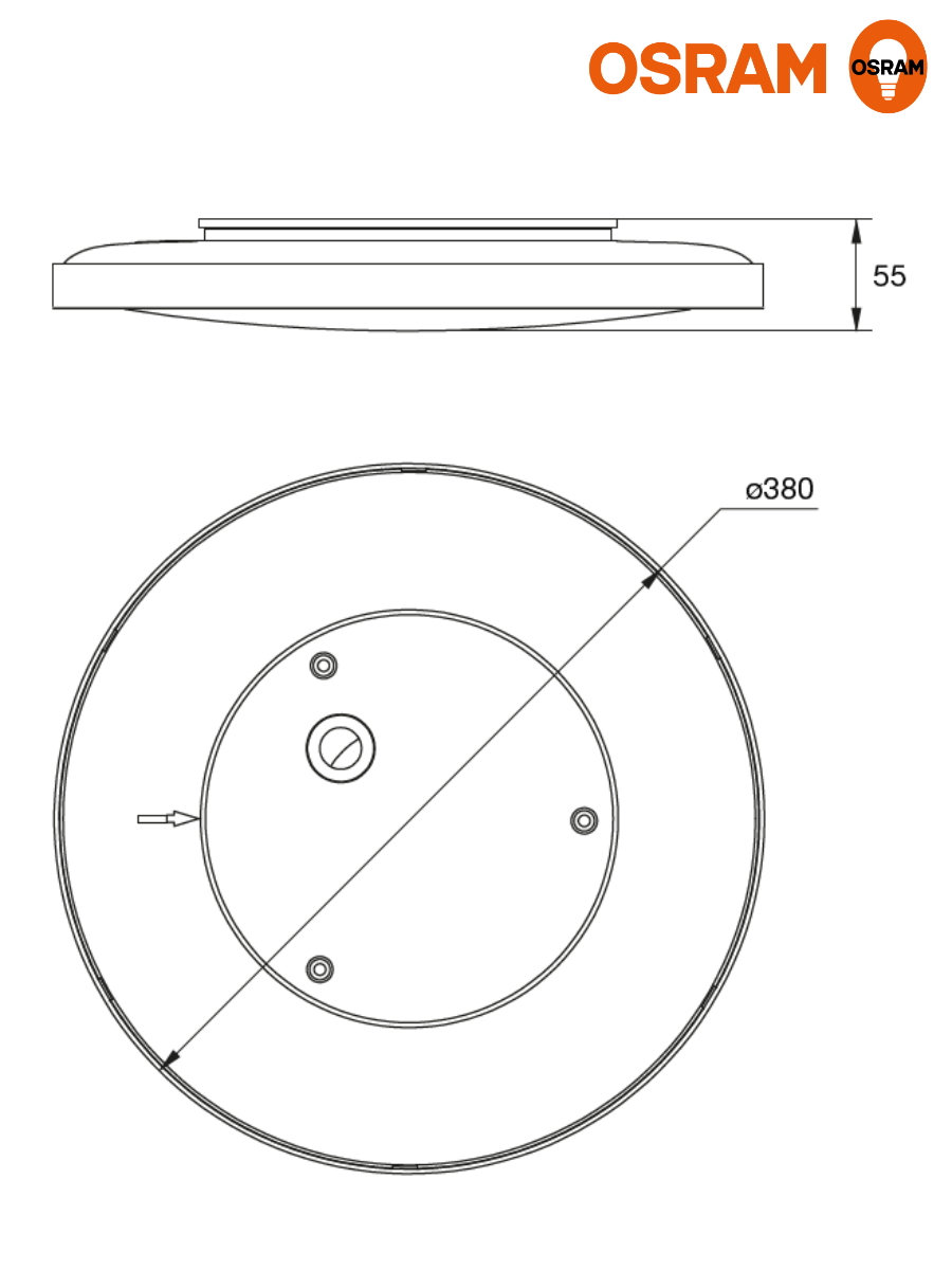 фото CL RCMS 30W 840 BK 1х10 RU OSRAM