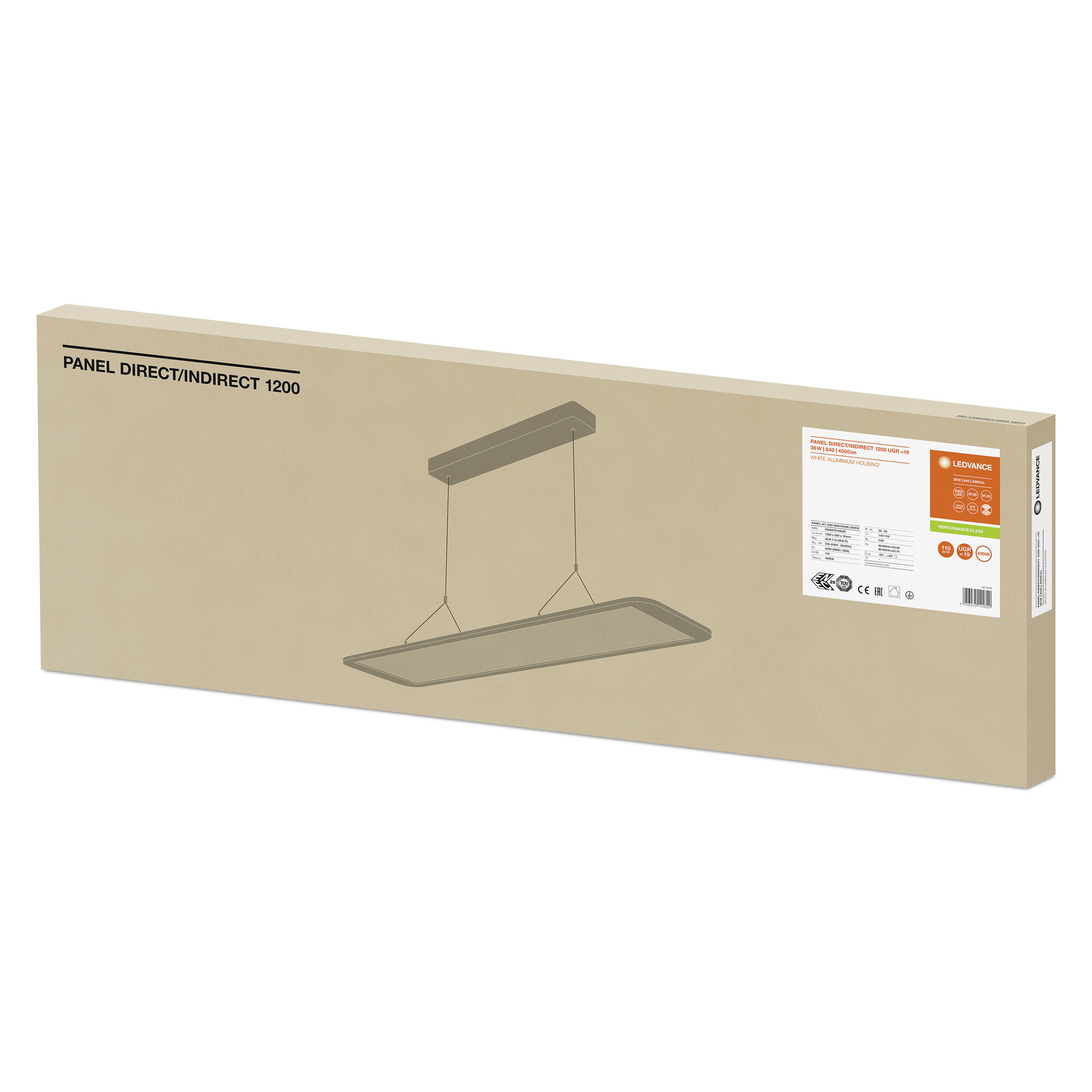фото PANEL DIRECT/INDIRECT 1200 UGR<19 36 W 4000 K WT