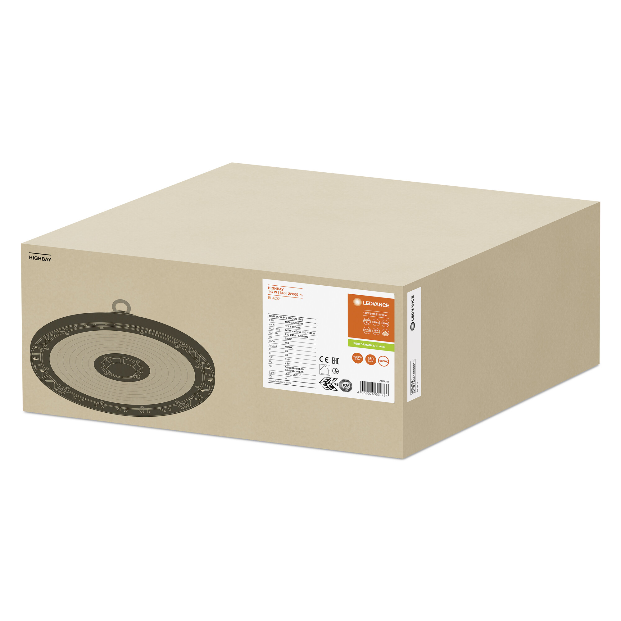 фото HB P 147W 840 110DEG IP65 LEDV