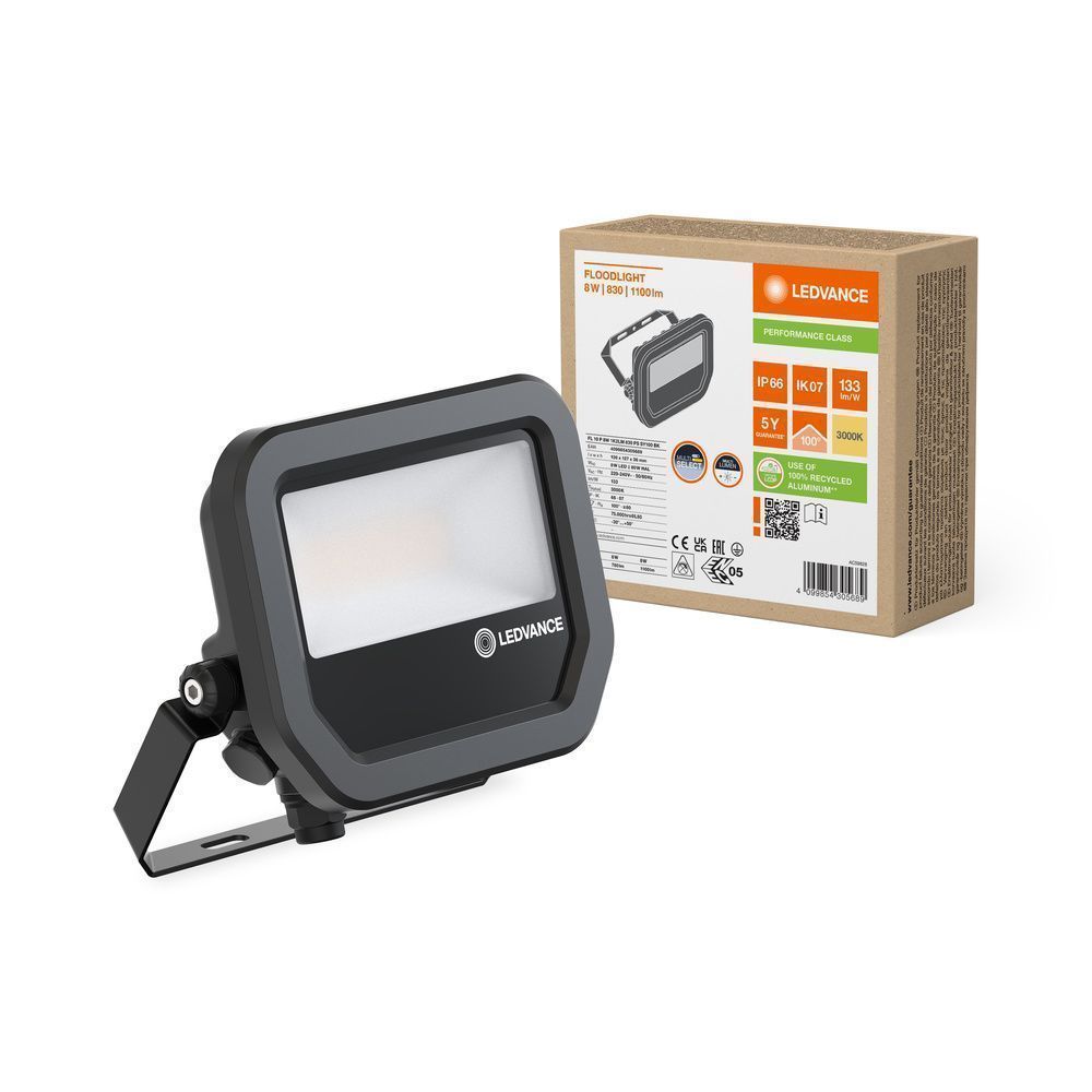 фото FL 10 P 8W 1K2LM 830 PS SY100 BK   LEDV