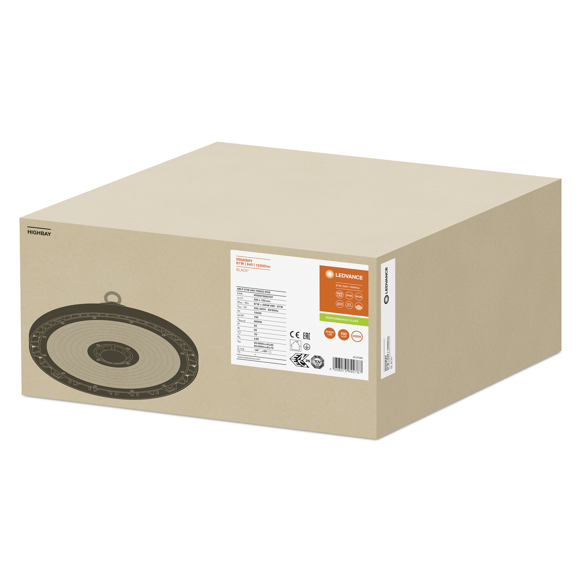 фото HB P 87W 840 70DEG IP65 LEDV