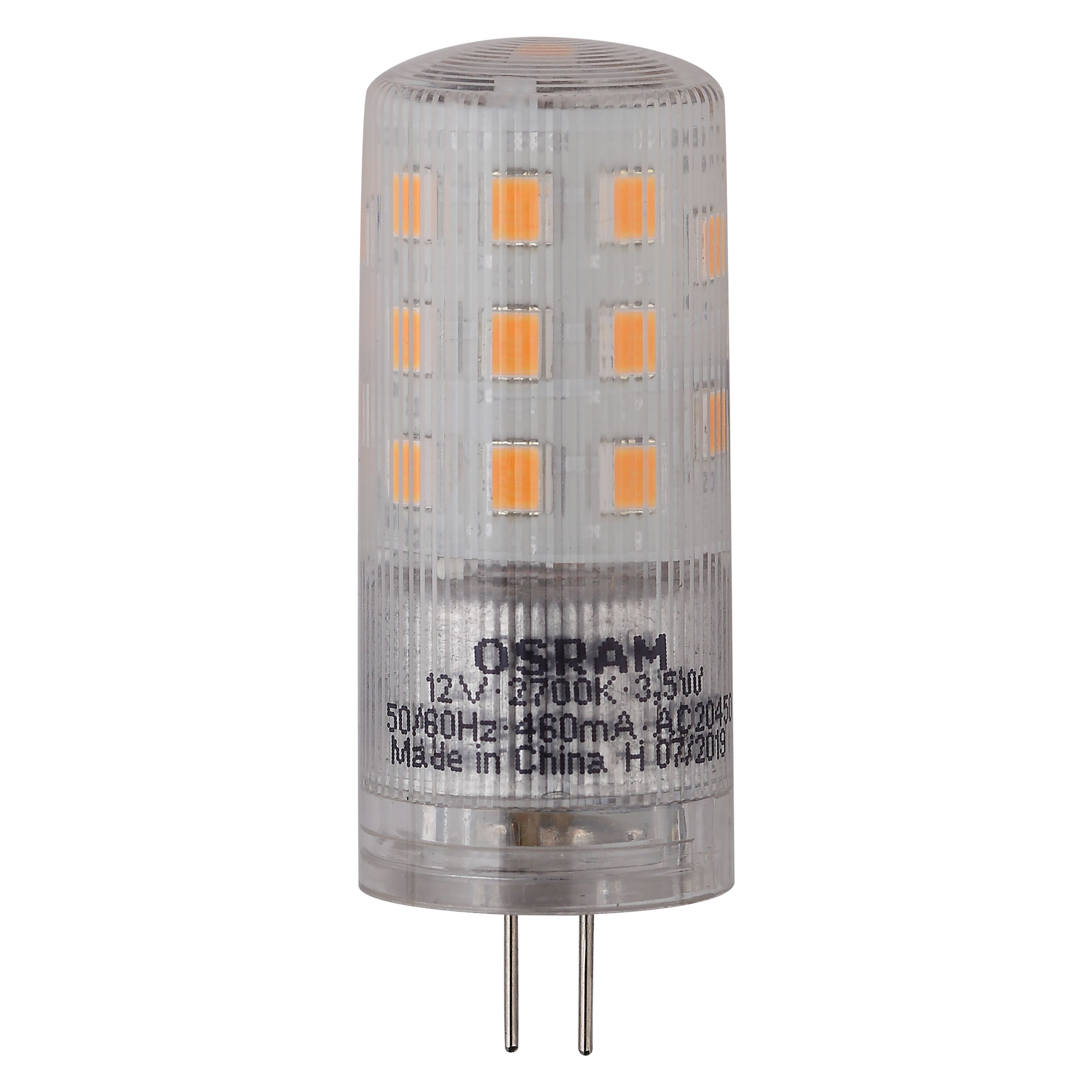 фото LEDSPIN40 CL 3,5W/827 12V G4 10X1RUOSRAM