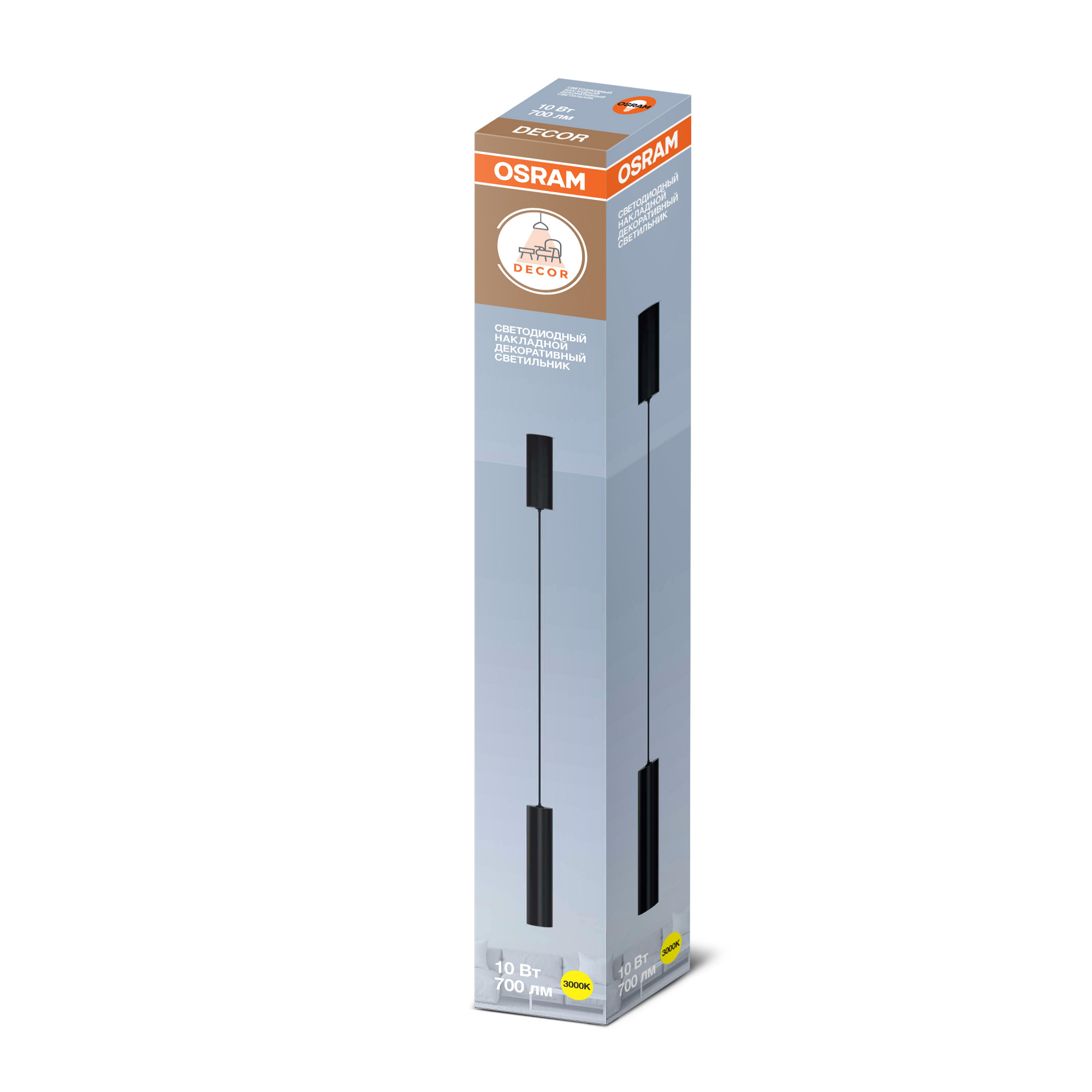 фото SURFSP PDLTB 10W 830 BKRD 1х10х20 RU OSRAM
