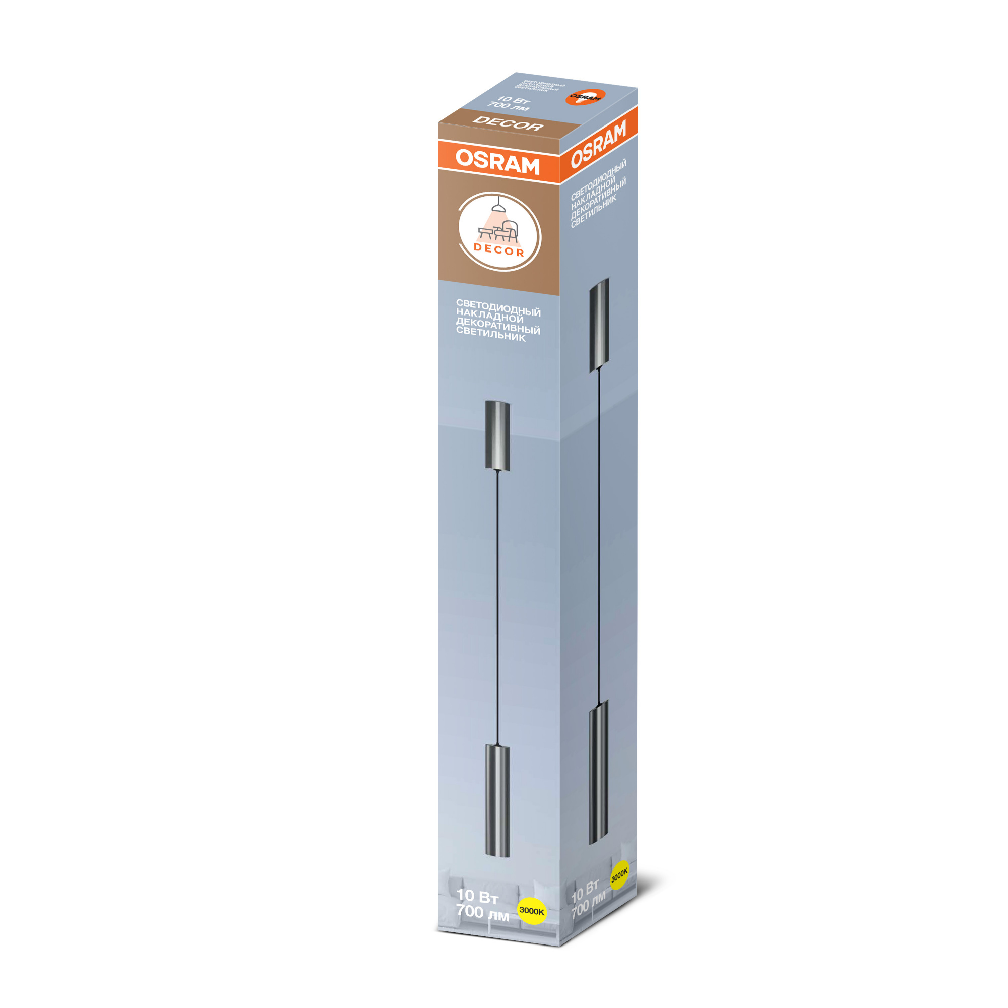 фото SURFSP PDLTB 10W 830 GYRD 1х10х20 RU OSRAM