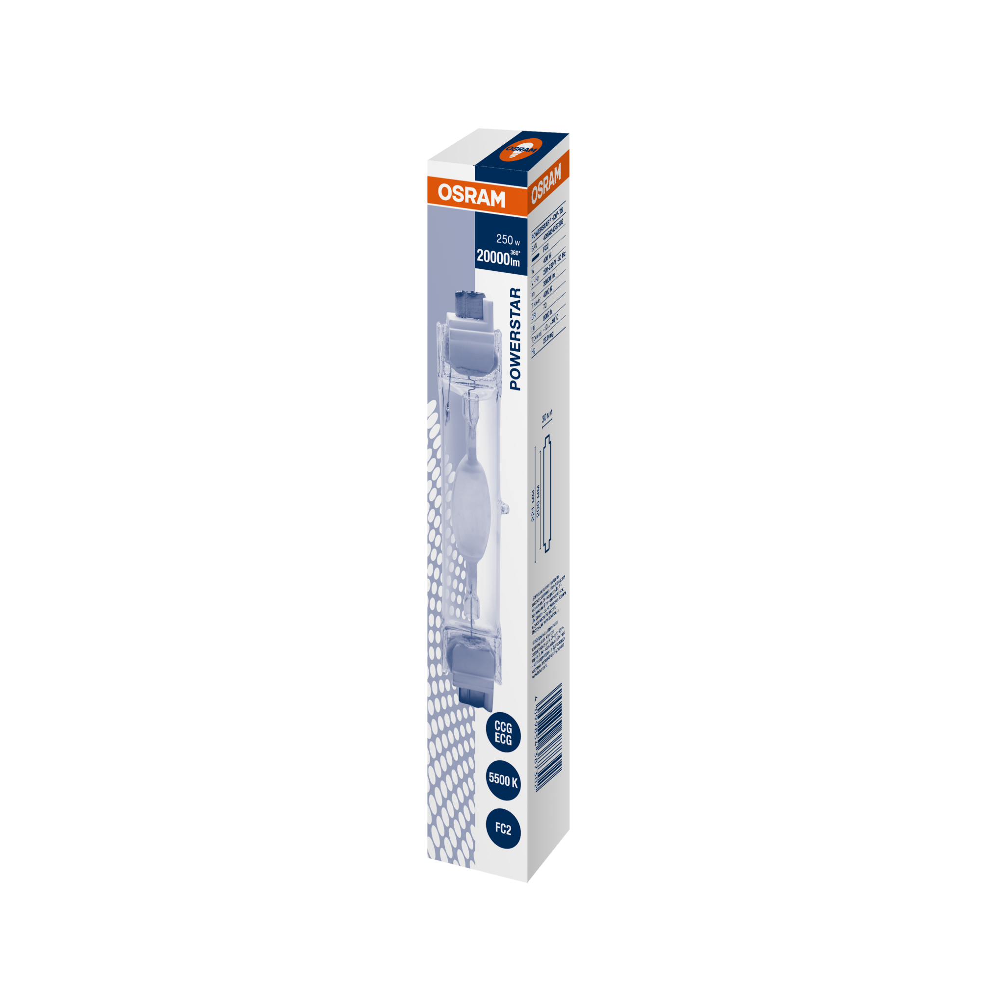 фото HQI-TS 250W/D UVS PRO FC2 FLH1 OSRAM
