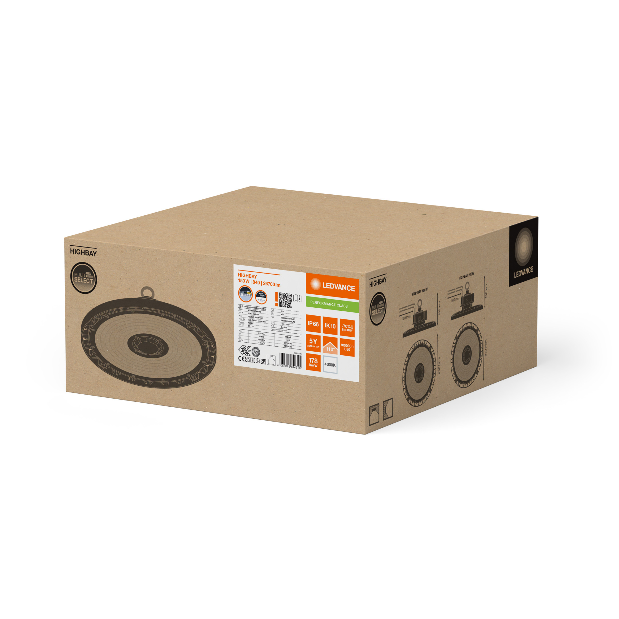 фото HB P 150W 840 110DEG IP66 PS       LEDV