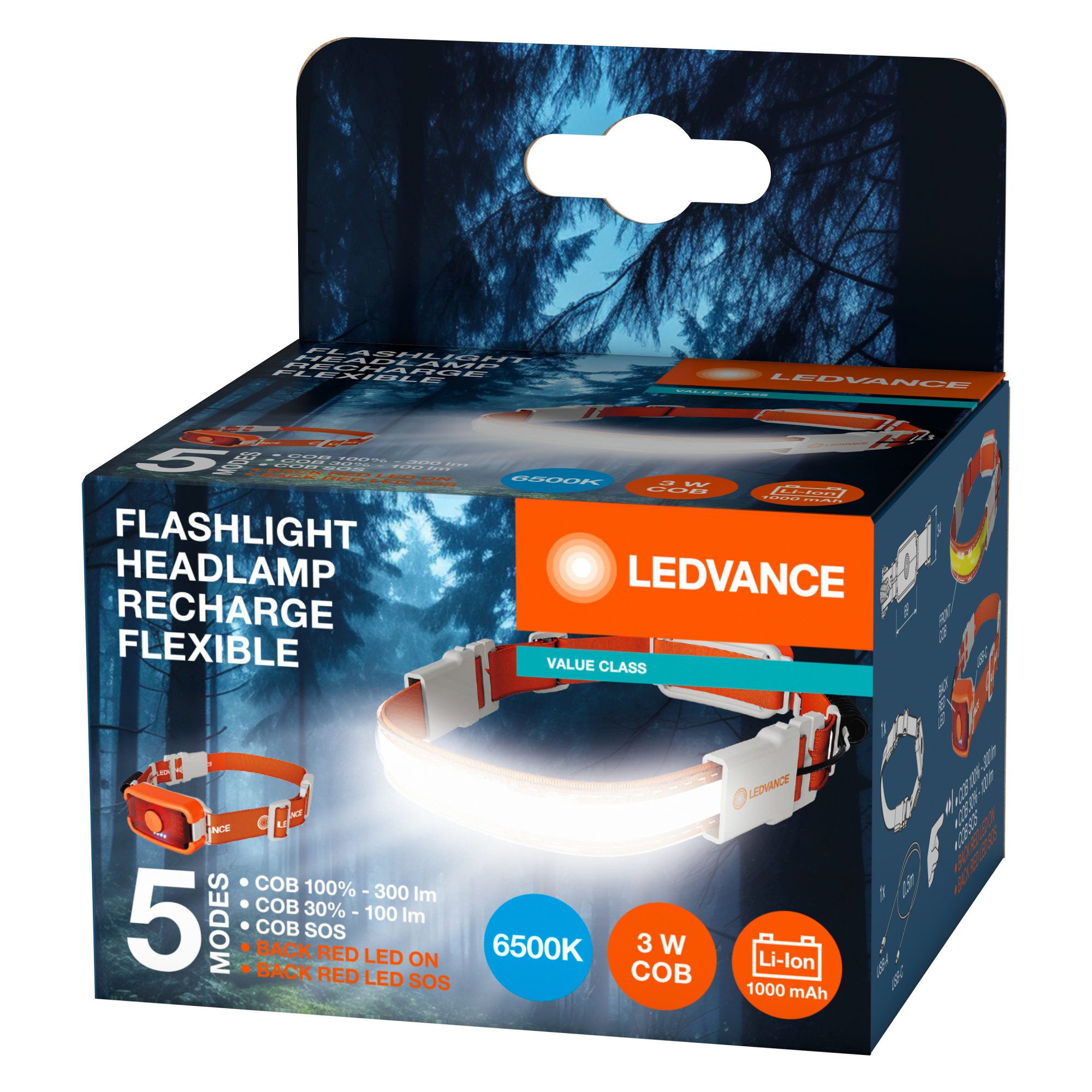 фото FLASHL HEADL RECH FLEX FS1 LEDV
