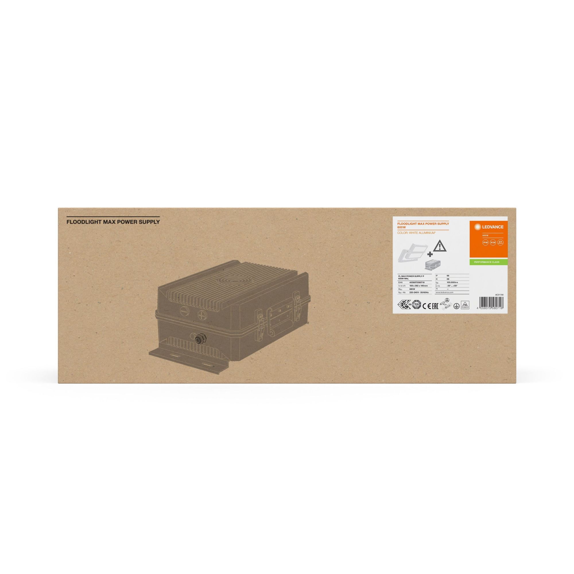 фото FL MAX POWER SUPPLY P 600W WAL LEDV