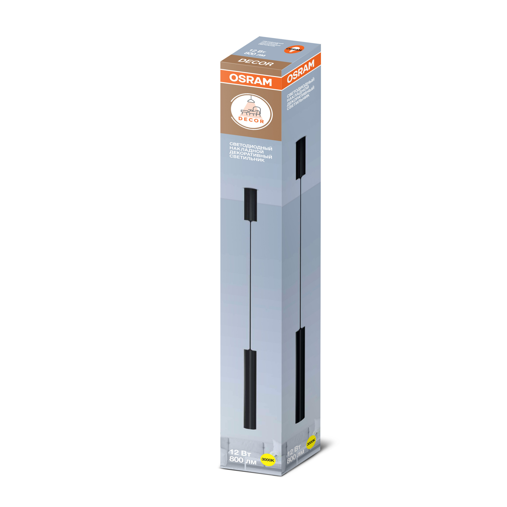 фото SURFSP PDLTB 12W 830 BKRD 1х10х20 RU OSRAM