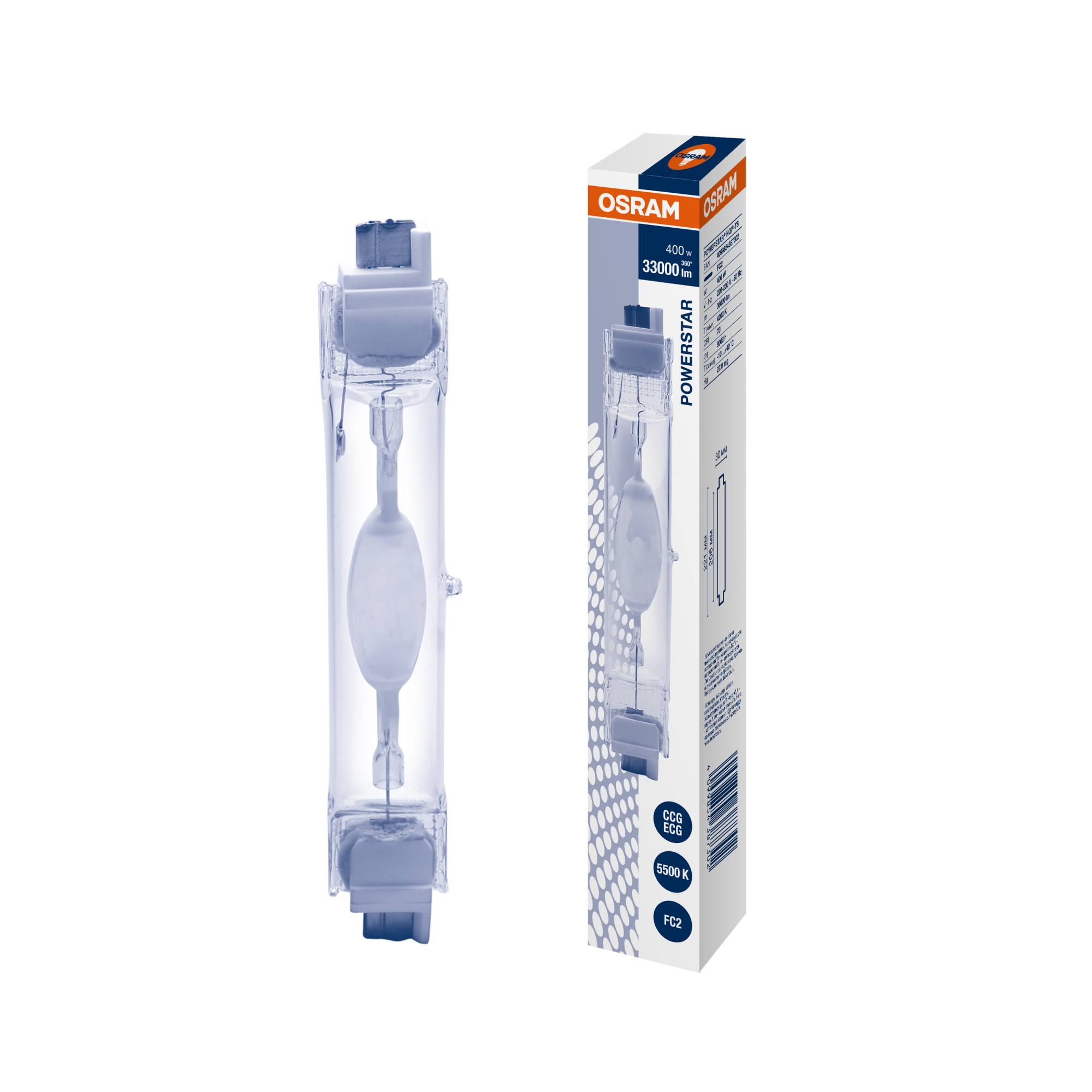 фото HQI-TS 400W/D PRO FC2 FLH1 OSRAM