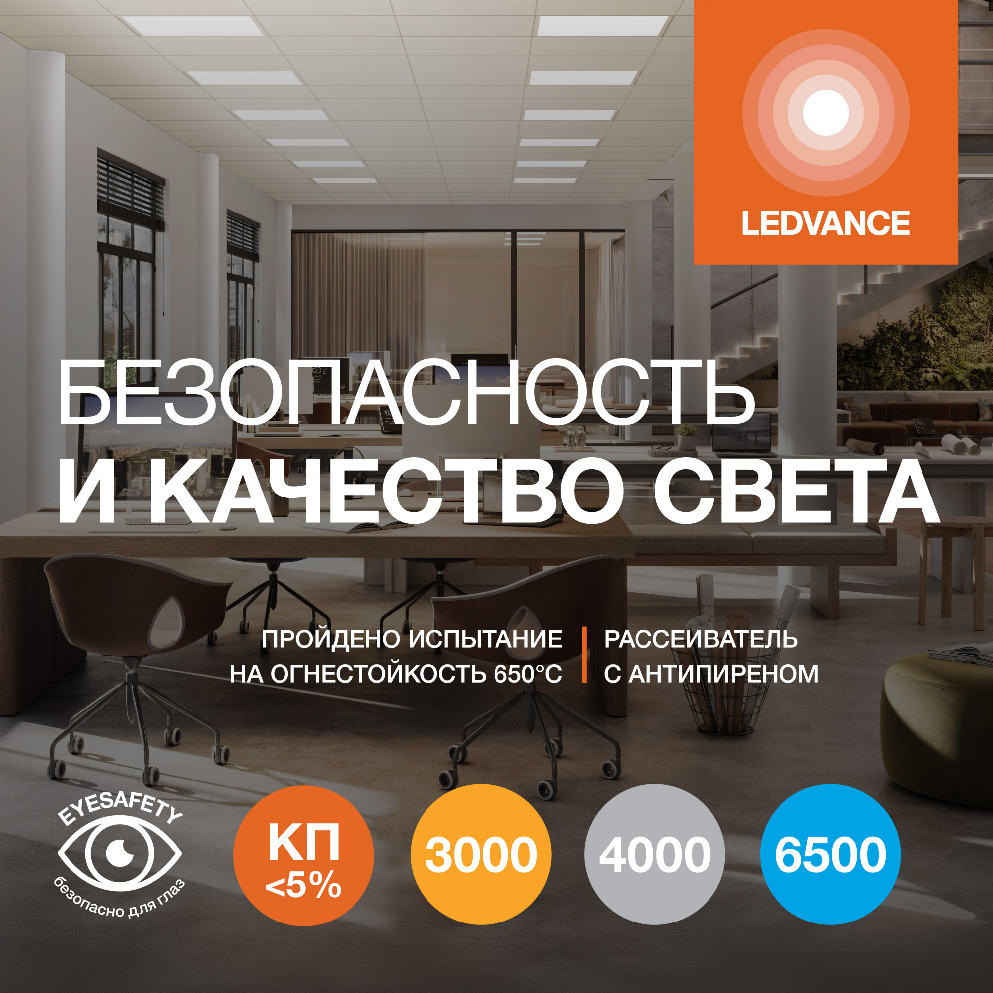 фото ECO CLASS PANEL 600 36W 865 FS1 LEDV