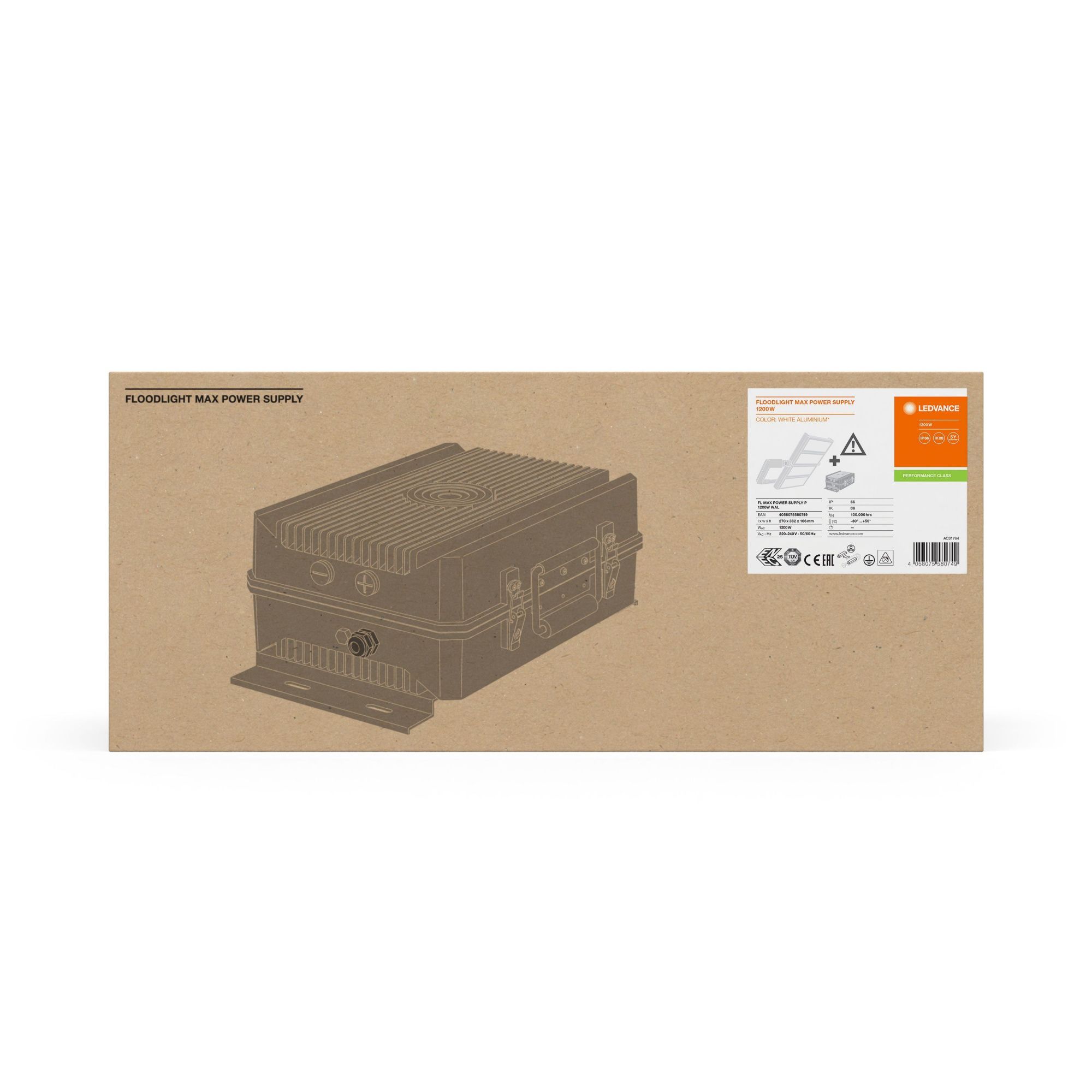 фото FL MAX POWER SUPPLY P 1200W WAL LEDV