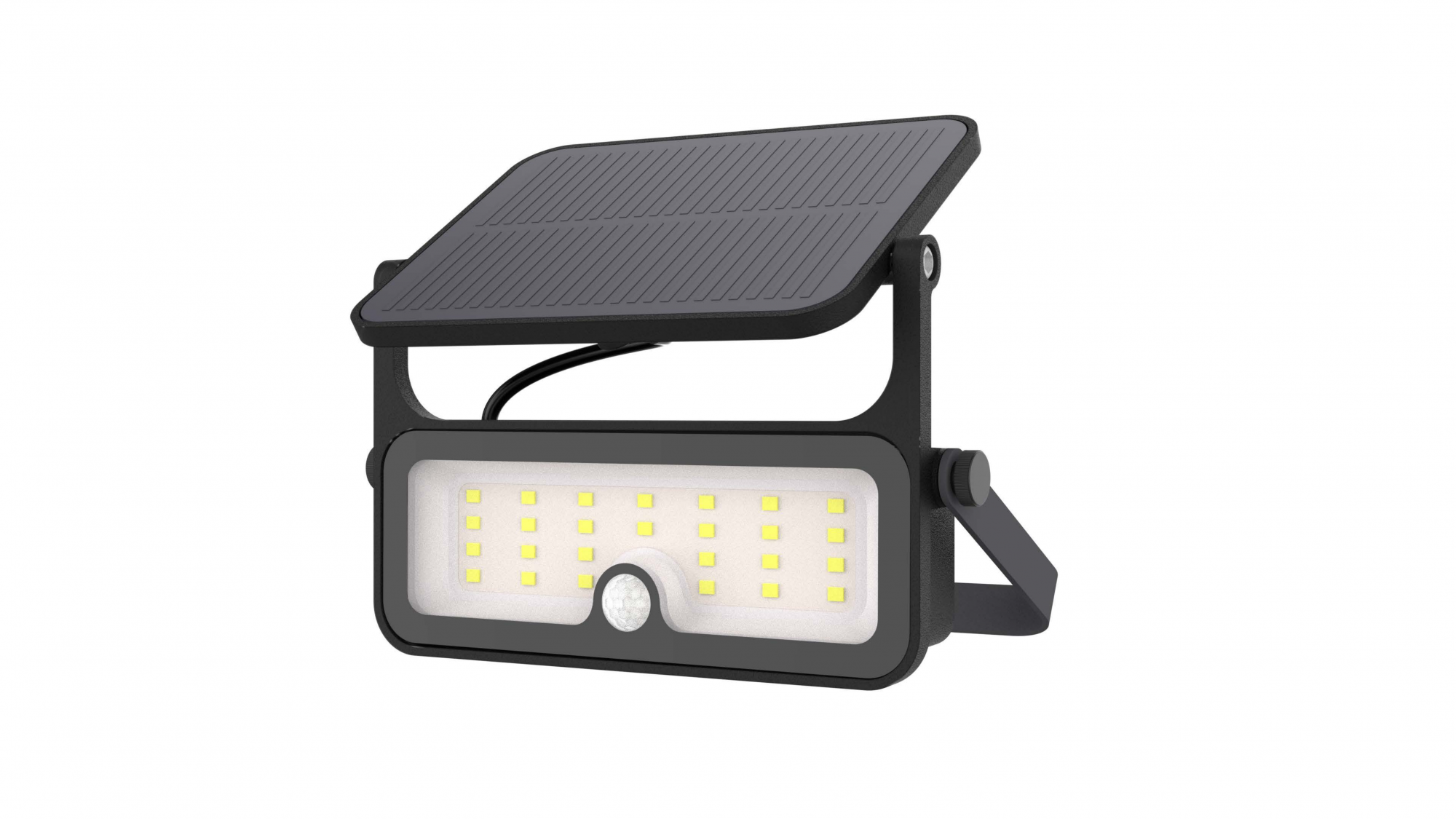 фото SOLAR LED FL M 6W 865 1800MAH IP65 1x20 BK RU OSRAM