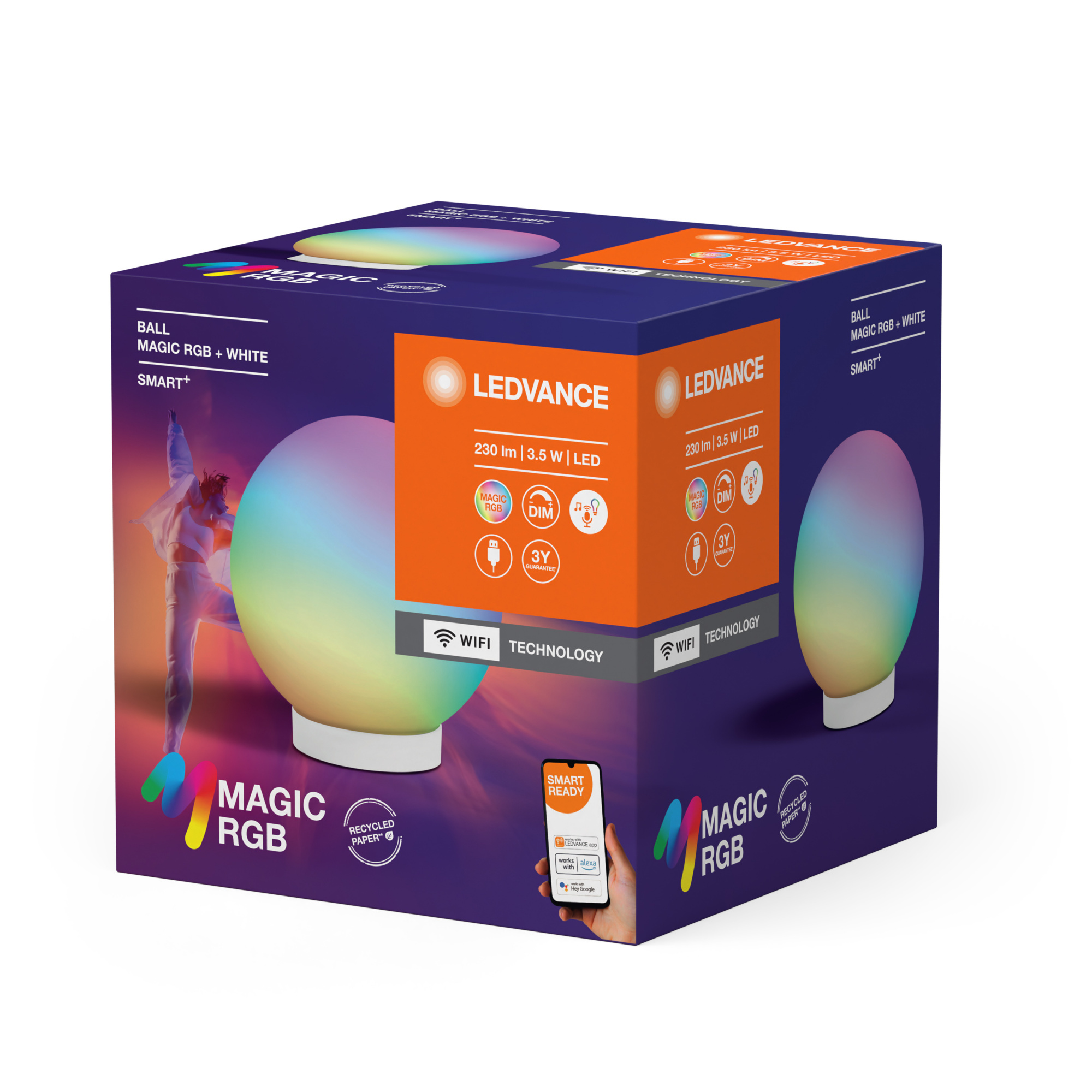 фото SMART WIFI BALL LIGHT TABLE RGBW RC