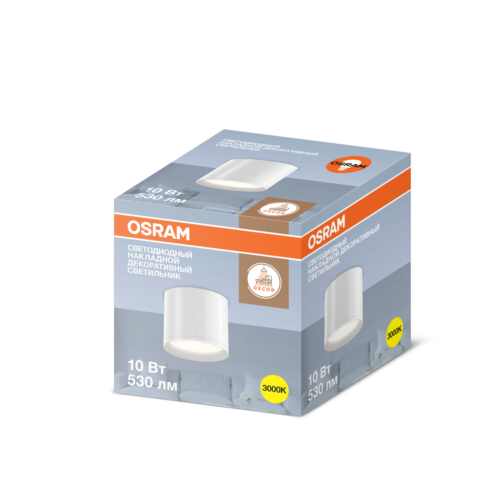 фото SURFSP DL 10W 830 WTRD 1х10х20 RU OSRAM
