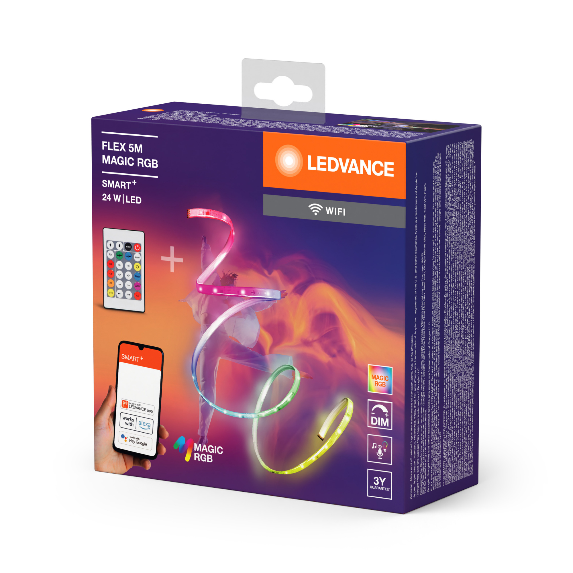 фото SMART WIFI FLEX 5M MGC RGB RC      LEDV