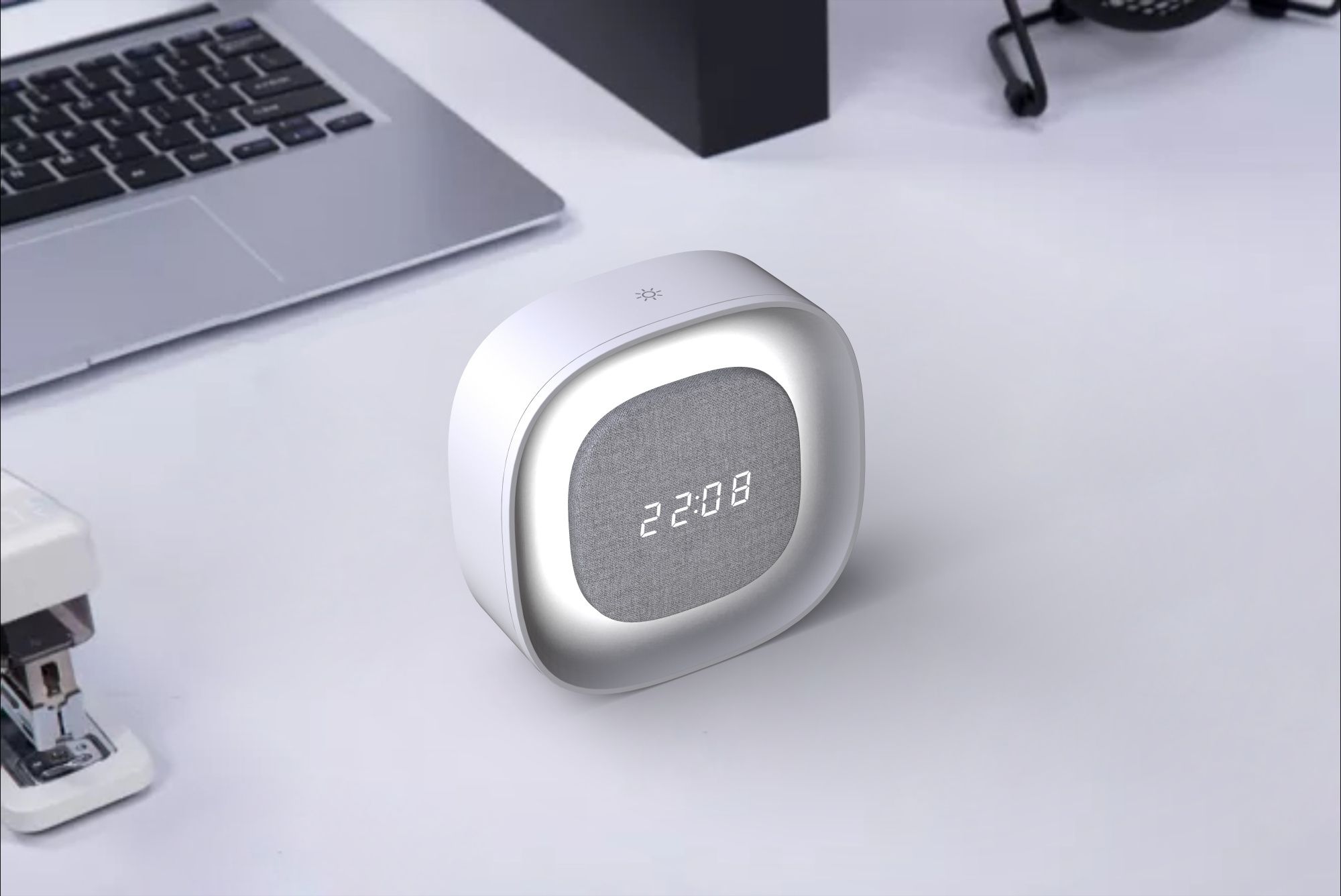 фото NIGHTLIGHT SQ CLOCK GY 1х10х40 RU OSRAM