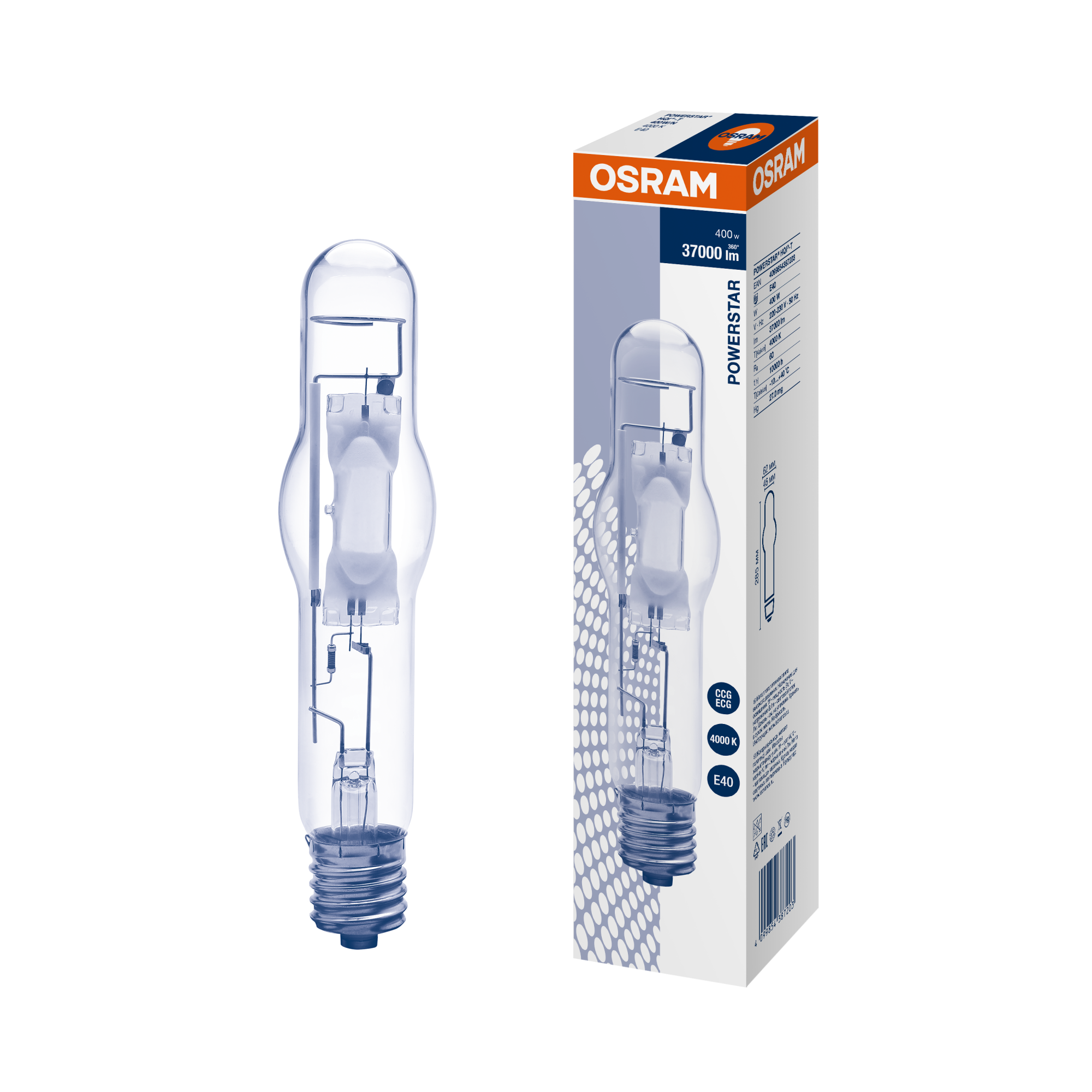 фото HQI-T 400W/N E40 FLH1 OSRAM