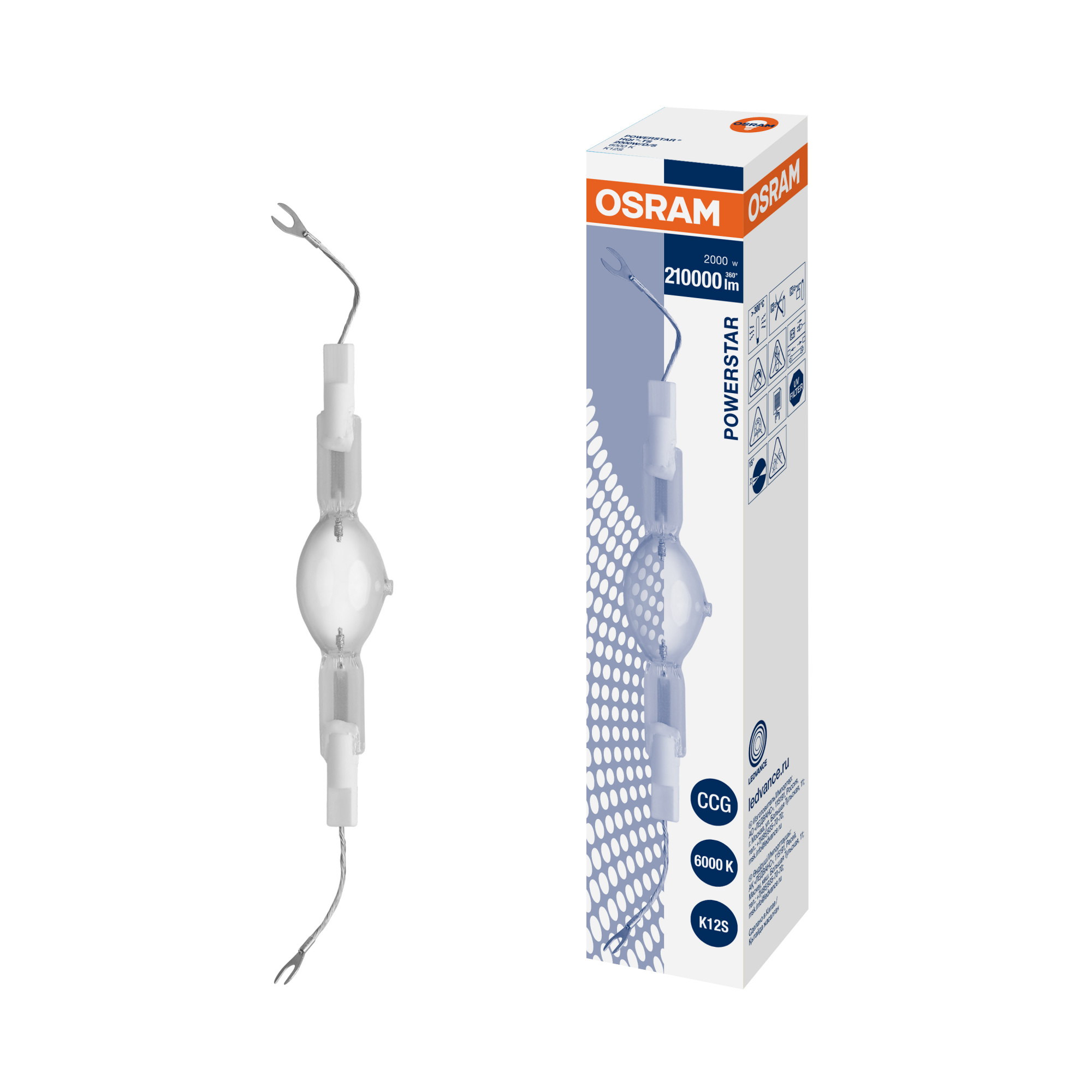 фото HQI-TS 2000W/D/S K12S FLH1 OSRAM