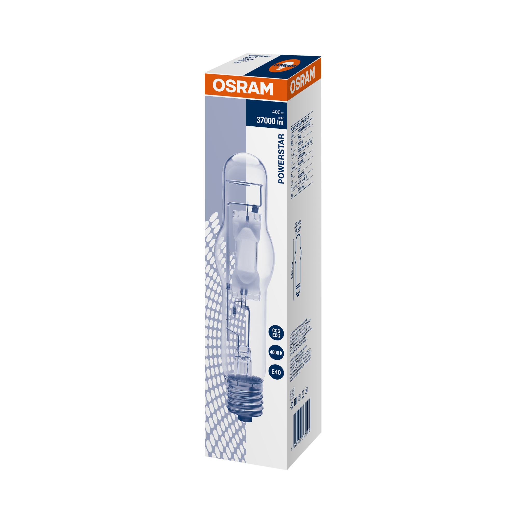 фото HQI-T 400W/N E40 FLH1 OSRAM