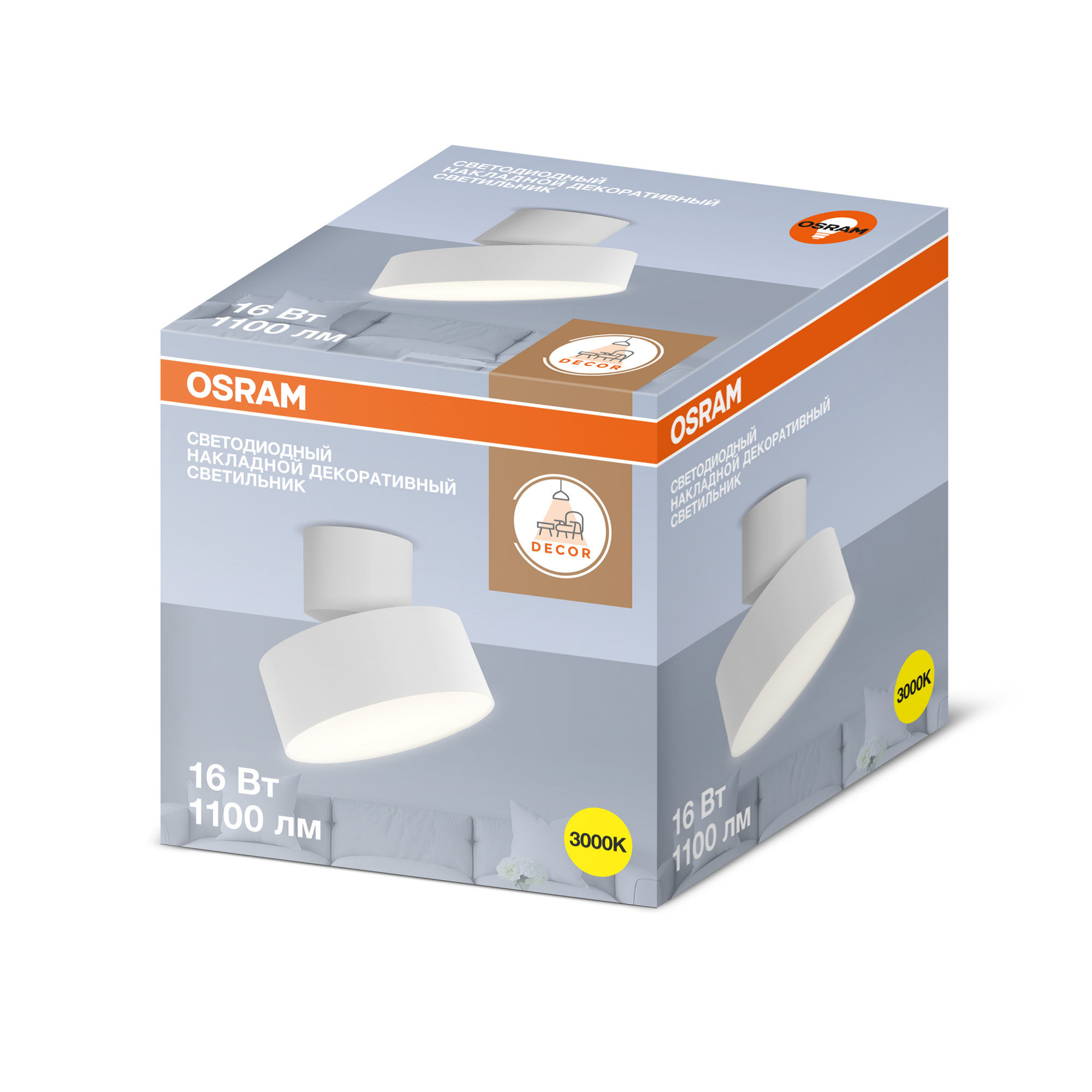 фото SURFSP TRDL 16W 830 WTRD 1х10х20 RU OSRAM