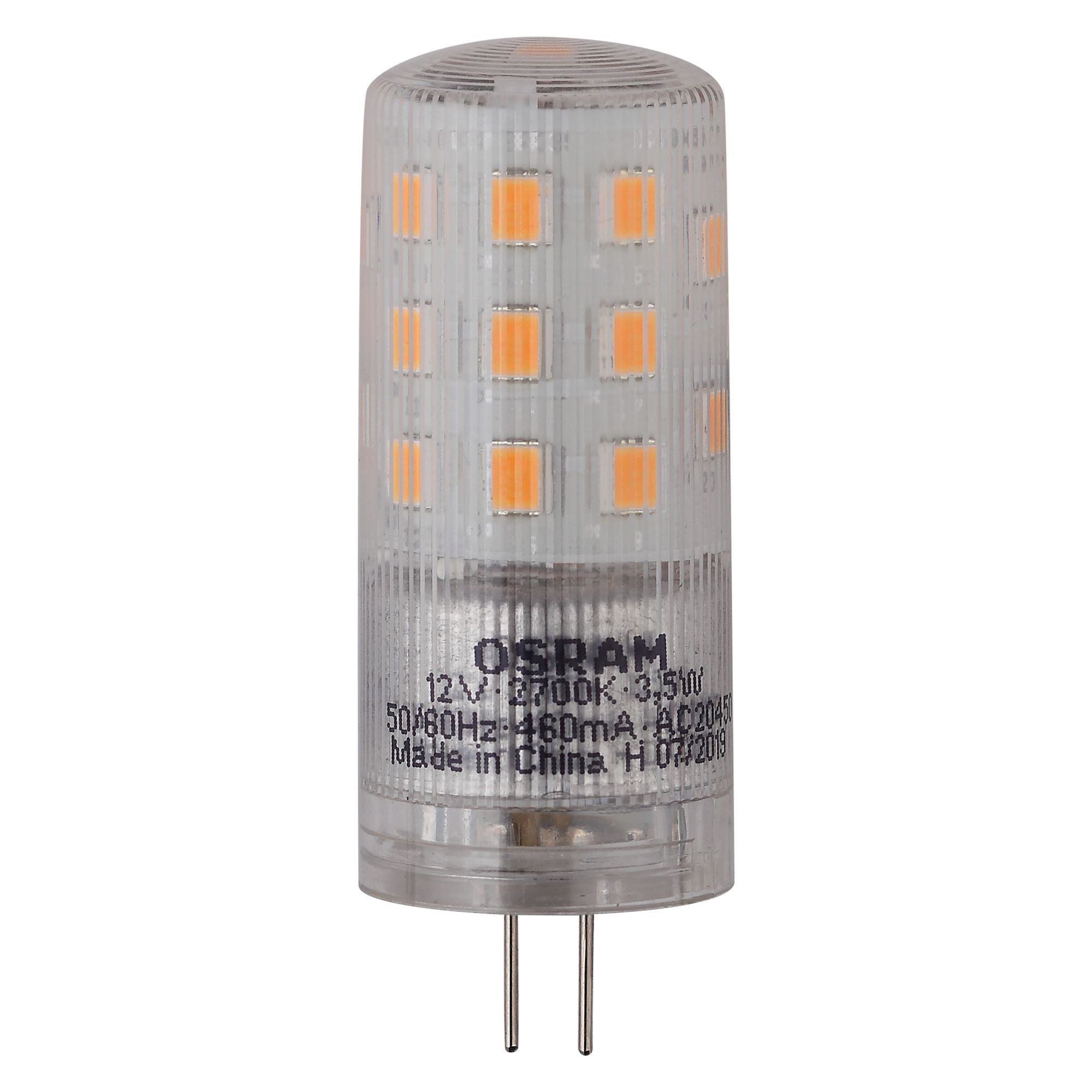 фото LEDSPIN40 CL 3,5W/827 12V G4 10X1RUOSRAM